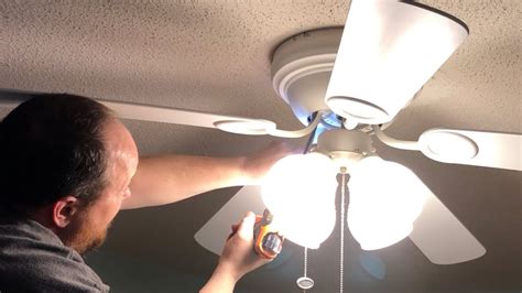 How To Fix Ceiling Fan How to Install a Ceiling Fan | Lighting and Ceiling Fans | The Home Depot -  YouTube